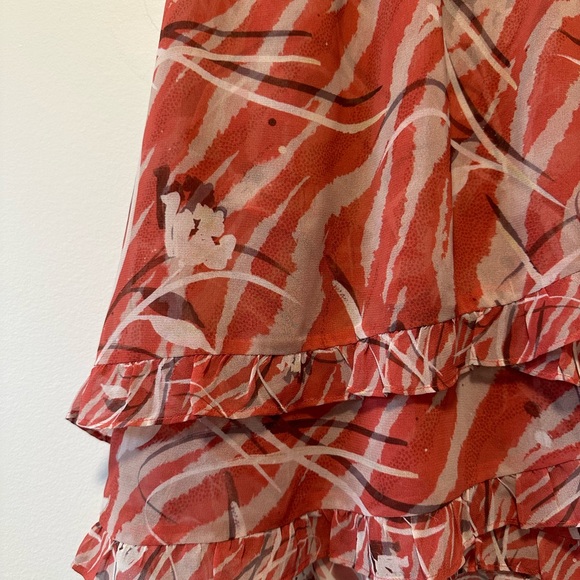 All Saints Mini Skirt Size Medium Pink - Picture 3 of 9